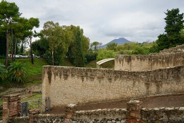 Fototapeta na wymiar Pompei Pompeii Italy 2022 November