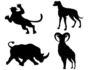 Wildlife Silhouettes