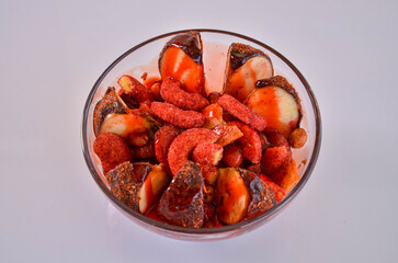 Fruit whit chamoy and lime