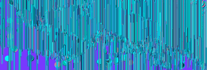 Glitch on dark background. Abstract vector digital backdrop