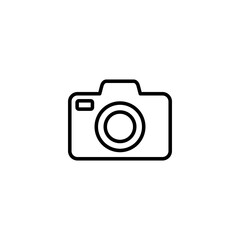 Camera icon vector illustration. photo camera sign and symbol. photography icon.