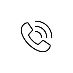 Call icon vector illustration. telephone sign and symbol. phone icon. contact us