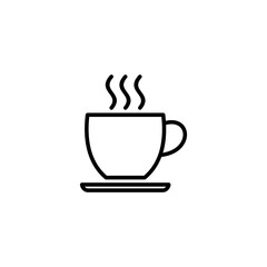 coffee cup icon vector illustration. cup a coffee sign and symbol