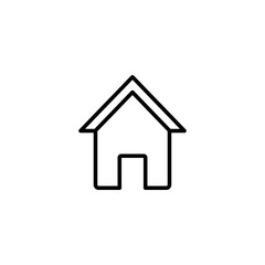 Fototapeta na wymiar House icon vector illustration. Home sign and symbol