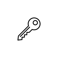 Key icon vector illustration. Key sign and symbol.