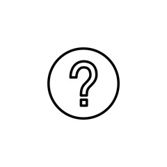 Question icon vector illustration. question mark sign and symbol