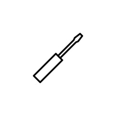 Screwdriver icon vector illustration. tools sign and symbol