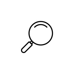Search icon vector illustration. search magnifying glass sign and symbol