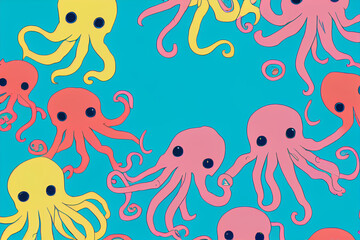 Fototapeta na wymiar An Octopus Illustration