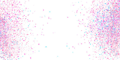 Confetti on white. Geometric background with glitters. Pattern for design. Print for flyers, posters, banners and textiles. Greeting cards. Luxury texture