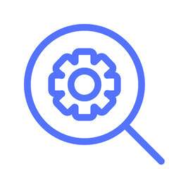 Control Magnifier Search Settings Web Icon
