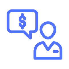 Conversation Finance Income Invest Investment Personal Talk Icon