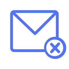 Delete Email Envelope Letter Mail Message Remove Icon