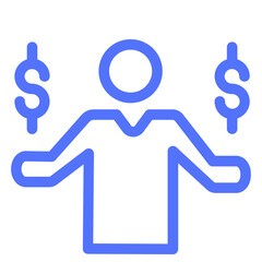 Dicision Earning Financial Income Personal Profit Icon