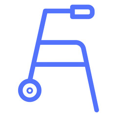 Disabled Handicapped Walker Icon