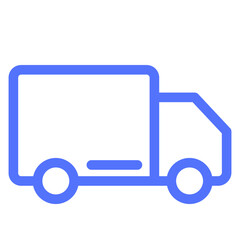 Delivery Package Shipping Transport Transportation Truck Vehicle Icon