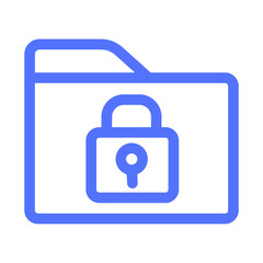 Files Folder Lock Password Protection Secure Security Icon