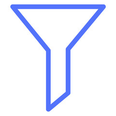 Filter Filtering Funnel Sort Sorting Tools Icon