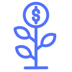 Finance Growth Invest Plant Saving Tree Icon
