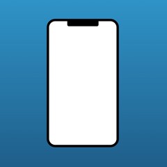 white screen of phone stock image