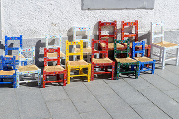 Cadeiras típicas de Arraiolos