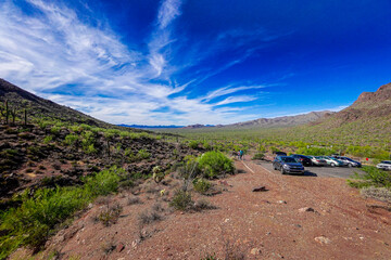Gates Pass landscape with sky and clouds
