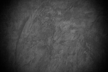 Old wall texture cement dark black gray  background abstract grey color design are light with white gradient background.