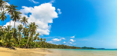 Fototapeta na wymiar Panorama of Tropical beach