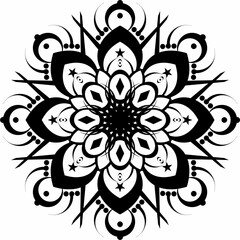 mandala artwork with the beauty of shapes and in vector form