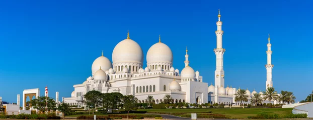 Gordijnen Sheikh Zayed Grand Mosque in Abu Dhabi © Sergii Figurnyi