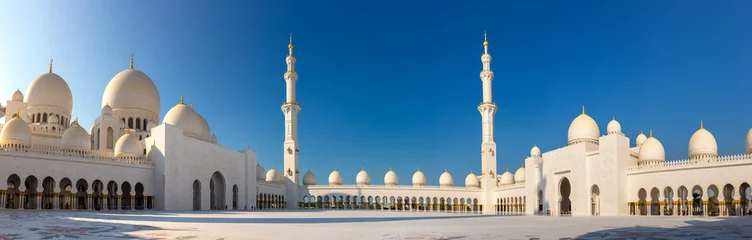 Cercles muraux Abu Dhabi Sheikh Zayed Grand Mosque in Abu Dhabi