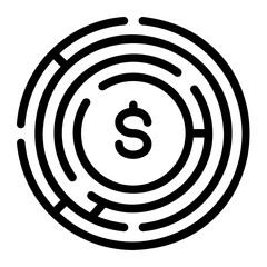 maze line icon