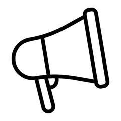 megaphone line icon