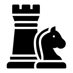 strategy glyph icon