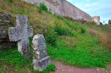 The old Izborsk stone fortress