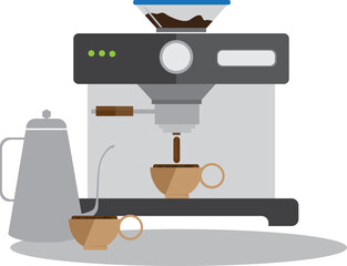 coffee machine illustration