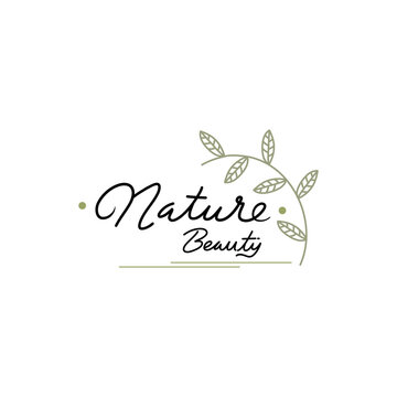 natural ecology brand design for ecology nature company logo brand design