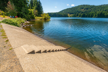 Beautiful Lake Cowichan in Canada.