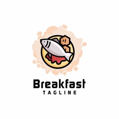 breakfast logo desin