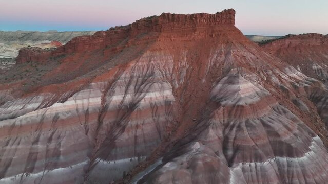 Majestic Paria Mountains In Grand Staircase&ndash;Escalante National Monument, Kane County, Utah, United States. Aerial Shot