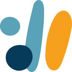 hand draw shape abstract