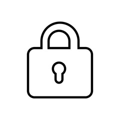 safe secure padlock icon vector