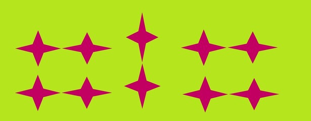 pattern with colorful stars