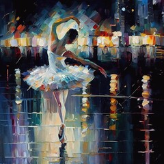 Obraz Baletnica w tańcu 