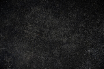 Black wall texture, rough background, dark concrete floor or old grunge background