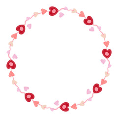 Valentine frame heart love wedding background drawing