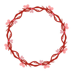 Valentine frame heart love wedding background drawing