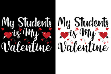 valentine t-shirt design or valentine's quote SVG
