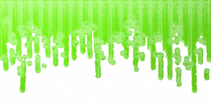 Green Paint Splashes