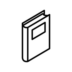 book icon vector stock vector